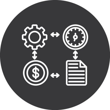 iş simgesi vektör illüstrasyonu