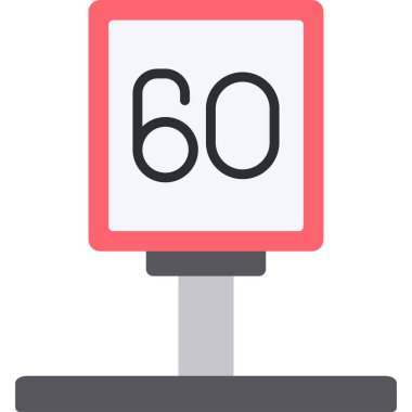 Hız simgesi doldurulmuş ana hat biçiminde