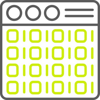 Devre simgesi. Vektör çizimi. düz tasarım biçimi.