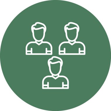 Takım simgesi vektör illüstrasyonu