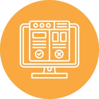 seo modern simgesinin vektör illüstrasyonu