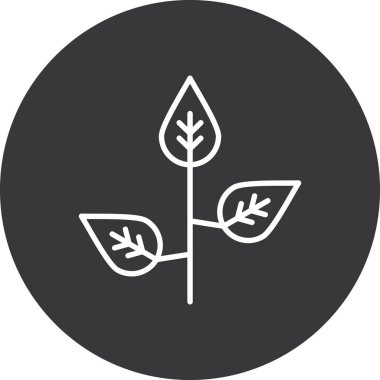 Ağaç simgesinin vektör illüstrasyonu