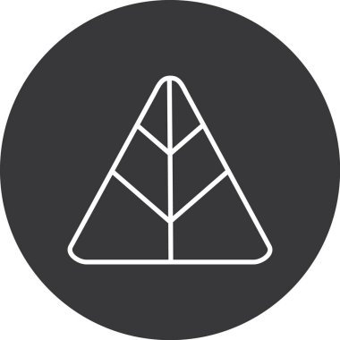 dağ ikonu vektör illüstrasyonu