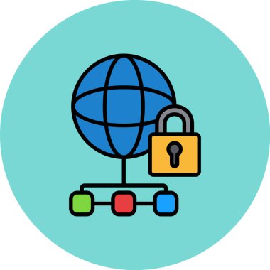 Web simgesi vektör illüstrasyonu