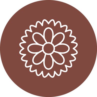 vektör çizim tasarım çiçek simgesinin