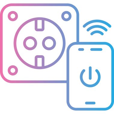 Bir dolgu simgesinin vektör illüstrasyonu