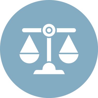 Hukuk simgesinin vektör illüstrasyonu