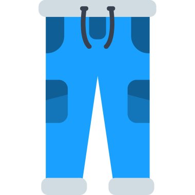 Pantolon, Her Kullanım İçin Basit Vektör Simgesi