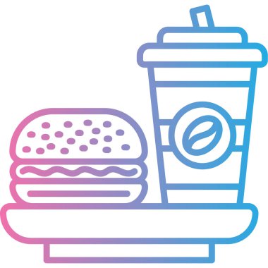 Gıda simgesinin vektör illüstrasyonu