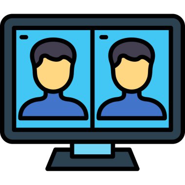 Konferans Toplantısı vektör simgesi