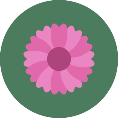 çiçek simgesi vektör illüstrasyonu