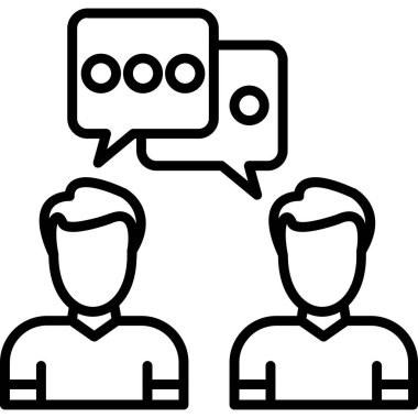 sohbet tartışma simgesi