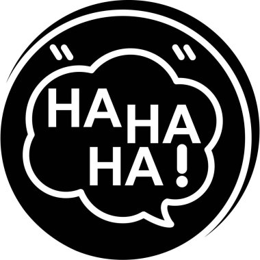 Mutlu konuşma balonu. Basit resimleme