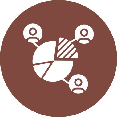 Benzersiz dişli vektör simgesi