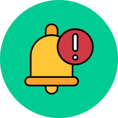 Uyarı uyarısı simgesi - ana hatlar biçiminde