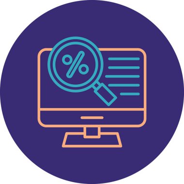 İş simgesinin vektör illüstrasyonu