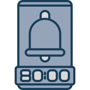 Alarm zili. Web simgesi basit tasarım