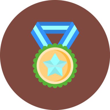 Madalya, Basit Vektör Simgesi Her Kullanım İçin