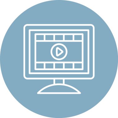 video simgesi. vektör çizim