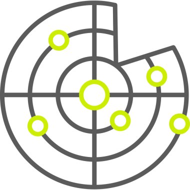 Hedef. Web simgesi basit tasarım