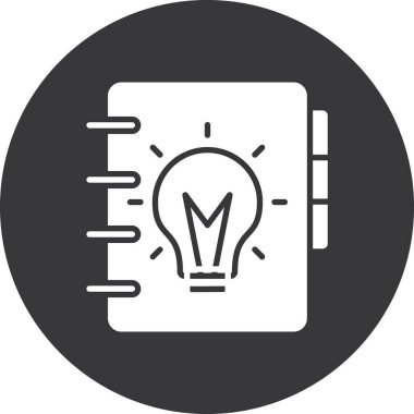 fikir simgesi, vektör illüstrasyonu