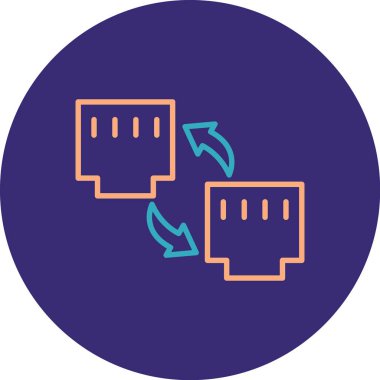 Modern b 'nin vektör illüstrasyonu eksik simgesi