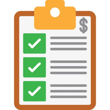 Her Kullanım için Açıklama, Basit Vektör Simgesi