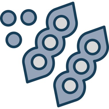 yiyecek içecek ikonu düz stil