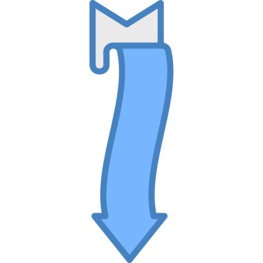 ok simgesi vektör illüstrasyonu