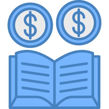 Para için. Web simgesi basit illüstrasyon