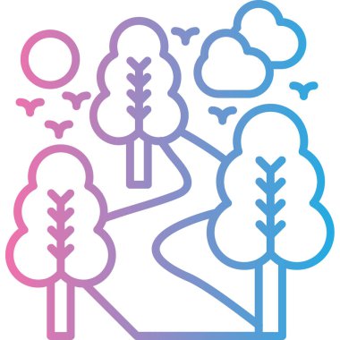 Bulut simgesi vektör illüstrasyonu