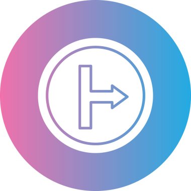 Ok. Web simgesi basit illüstrasyon