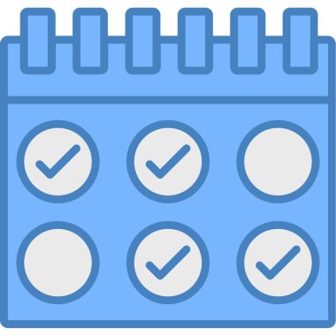 Kontrol listesi. Web simgesi basit illüstrasyon