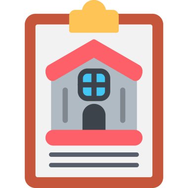 Bina. Web simgesi basit illüstrasyon