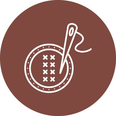 Dövme simgesinin vektör çizimi