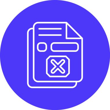 Belgenin vektör illüstrasyonu