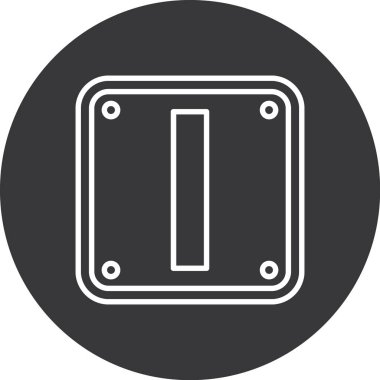 kapı simgesi vektör illüstrasyonu