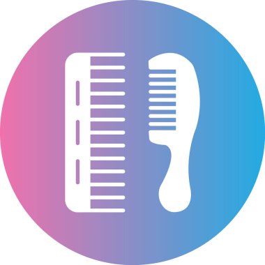 Tarak. Web simgesi basit illüstrasyon