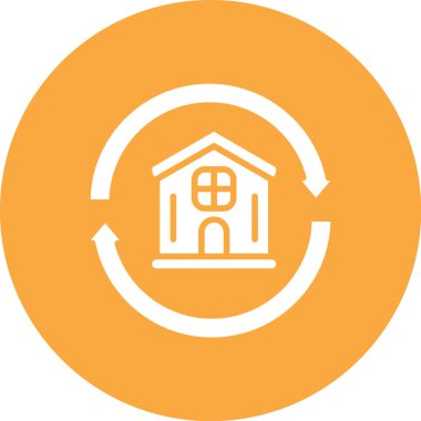 Evin vektör illüstrasyonu