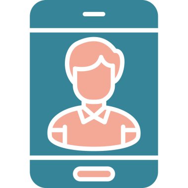 mobil simge vektör illüstrasyonu