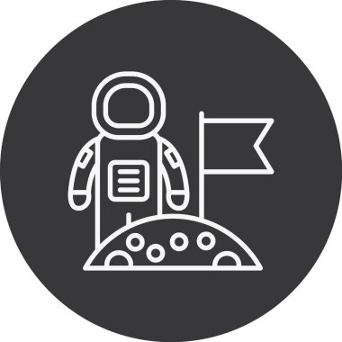 uzay roketi kutsal kişilerin resmi, vektör çizim