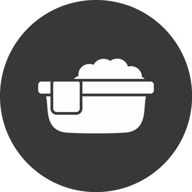 Moda biçimi izole edilmiş arkaplanda aşçılık simgesi