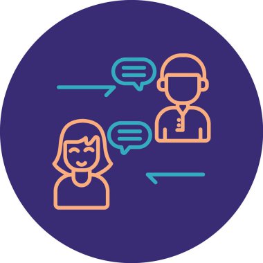 Müşteri servisi. Basit resimleme