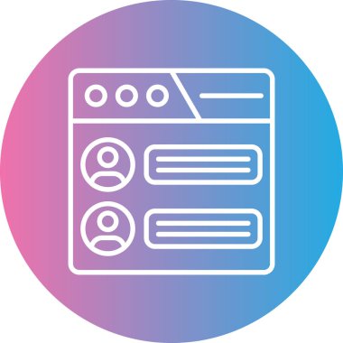 seo modern simgesinin vektör illüstrasyonu