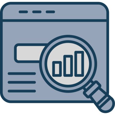 veri analiz grafik simgesi