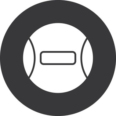 Beyaz arkaplanda vektör simgesi izole edildi