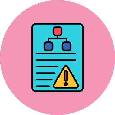 Modern bir simgenin vektör illüstrasyonu