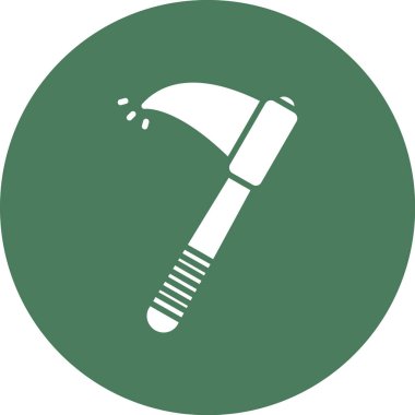 kürek simgesi vektör illüstrasyonu