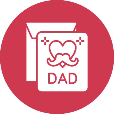 baba vektör çizimi düz bir simgenin arka planında izole