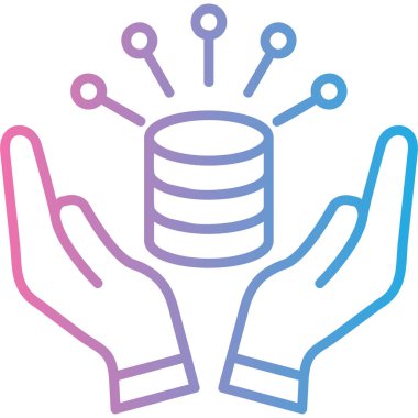 Bir kadının vektör illüstrasyonu